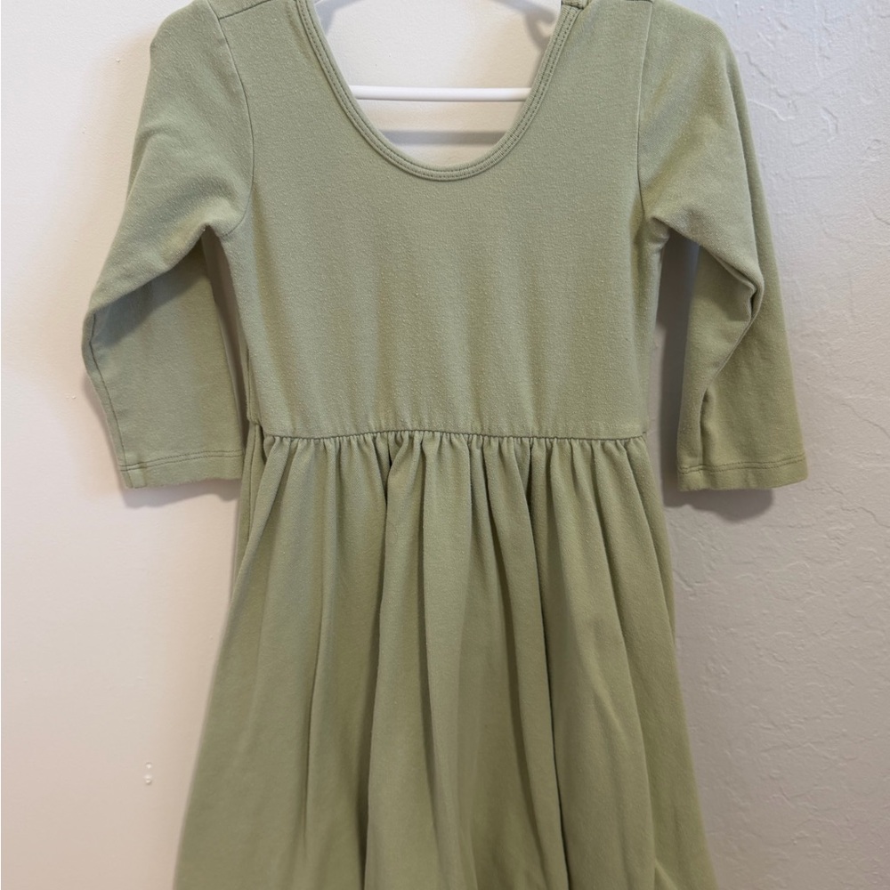 Stylish Sage Green Kids Dress